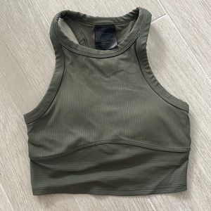 Lululemon Olive Green Crop Top